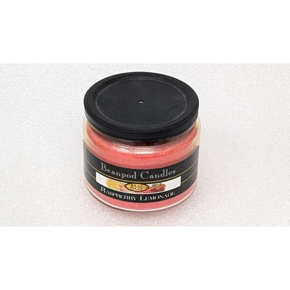Beanpod Candles Raspberry Lemonade Real Soy Scented Candle 4.5 oz - Picture 2 of 3